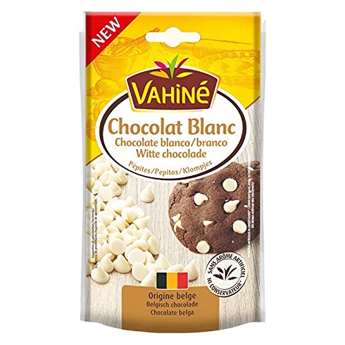 Vahiné Chocolate Blanco Pepitas Origen Belga 100 g (lote de 3)