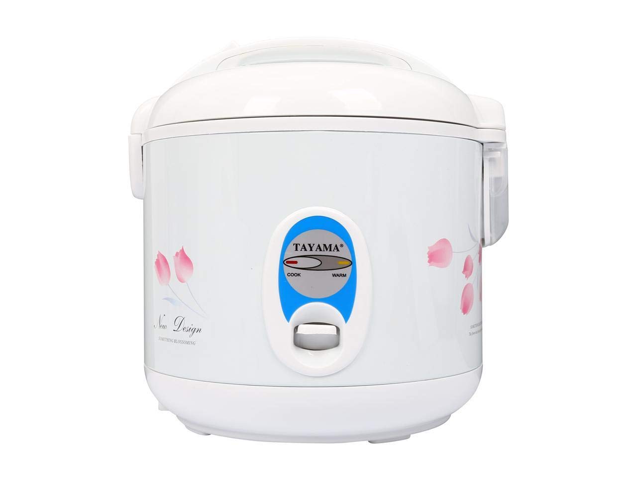TRC-04 Cool Touch 5-Cup Rice Cooker and Warmer with Steam Basket, White