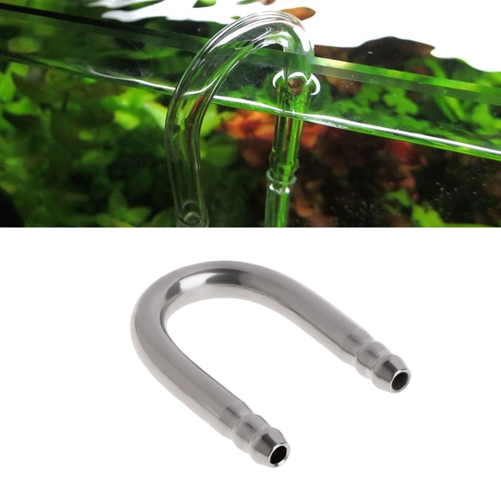 XISAOK Aquarium Accessories StainlessSteel Tube Pipe Diffuser for Fishtank and Hydroponic Co2