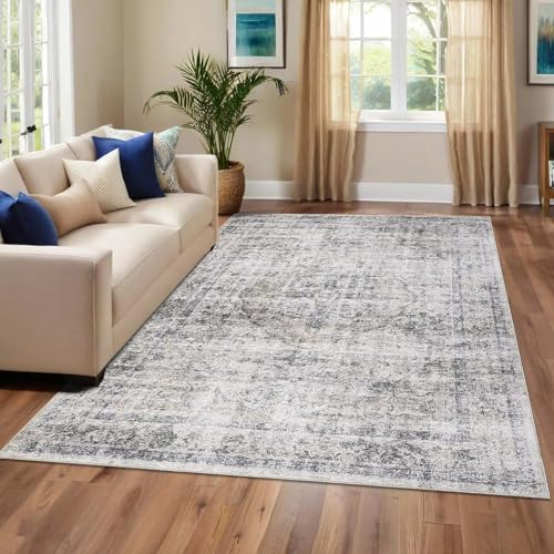 ZDLLDZ Tappeto lavabile, tappeto da interno con supporto antiscivolo, tappetino