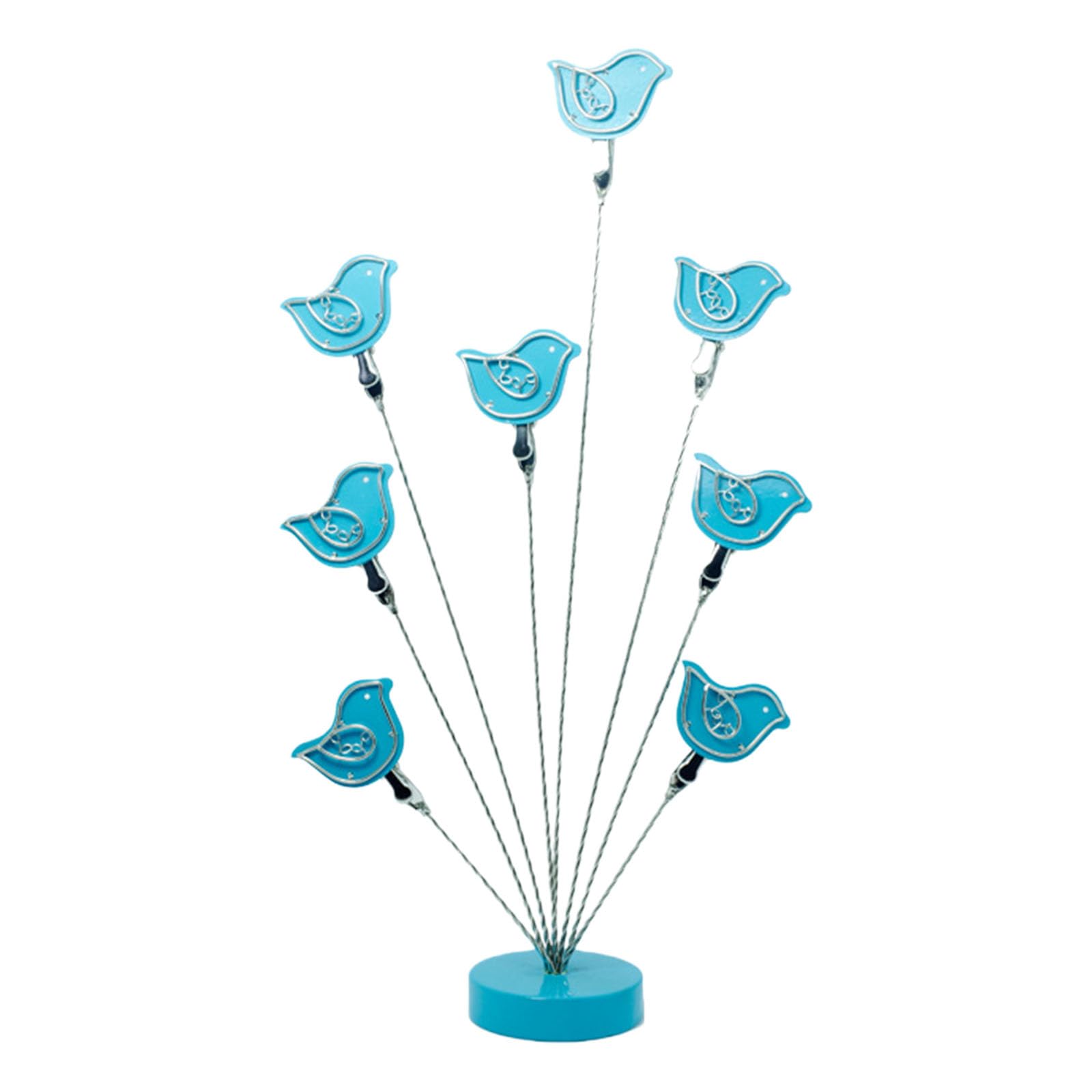 Elnwnnkc Bird Shape Metal Note Card Holder Notes Memos Clip Holder Tabletop Photo Display Stand for Wedding Birthday Decoration Metal Peace Photo Clip
