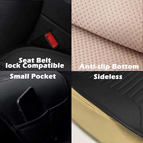 Big Ant Car Seat Cushion 2 Pack, Sleek Design Full Size Breathable Universal Four Seasons Interior Front Or Back Seat Covers For Auto Supplies Office Chair With Pu Leather(Gray) #TOP5