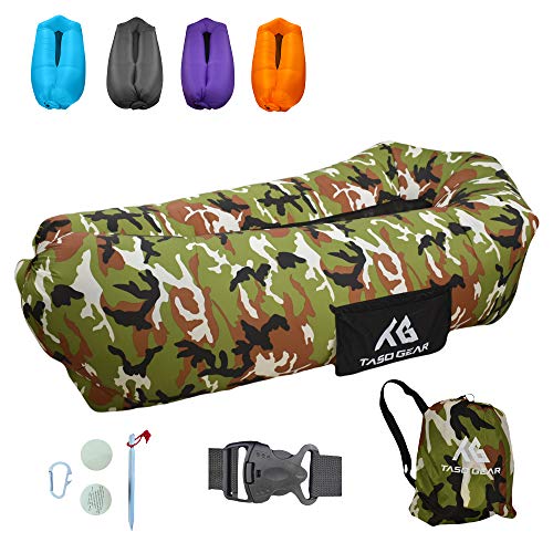 Taso Gear - Inflatable Lounger Air Sofa - Ideal for Camping Hiking Traveling