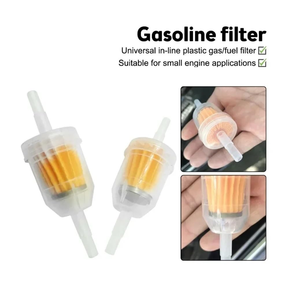 Filtri Dell'olio Filtro Carburante Universale Per Benzina, 10 Pezzi, Per Scooter, Moto, Ciclomotore, Da Cross, ATV(5pcs)