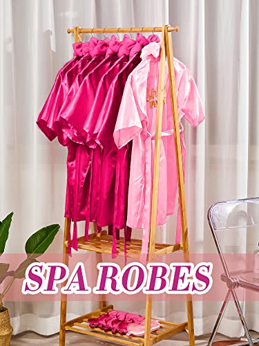 image for Sintuff 24 Pcs Kids Spa Party Supplies for Girls 6 Spa Party Robes 6 T