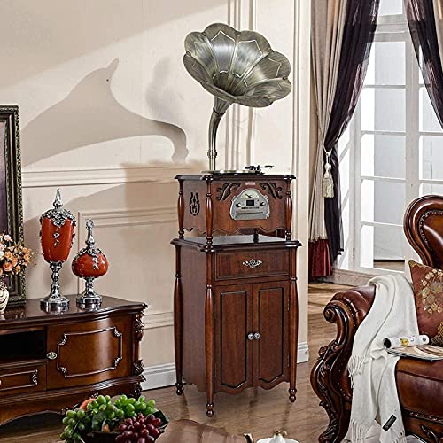 YAMMY Tourne-Disque, Gramophone, Haut-Parleur rétro Gramophone Tourne-Disque Bluetooth avec Radio FM orientable Boîte de… - Les Beatles, Paul McCartney, John Lennon, RIngo Starr, George Harrison YAMMY Tourne-Disque, Gramophone, Haut-Parleur rétro Gramophone Tourne-Disque Bluetooth avec Radio FM orientable Boîte de… – Image 3