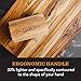 CLARK'S Cutting Board Oil & Wax Applicator - Elegant Design With Ergonomic Handle - Restores Beauty Of Your Butcher Block And Wood Surfaces - Smooth And Consistent Finish - Made From Hardwood Maple
