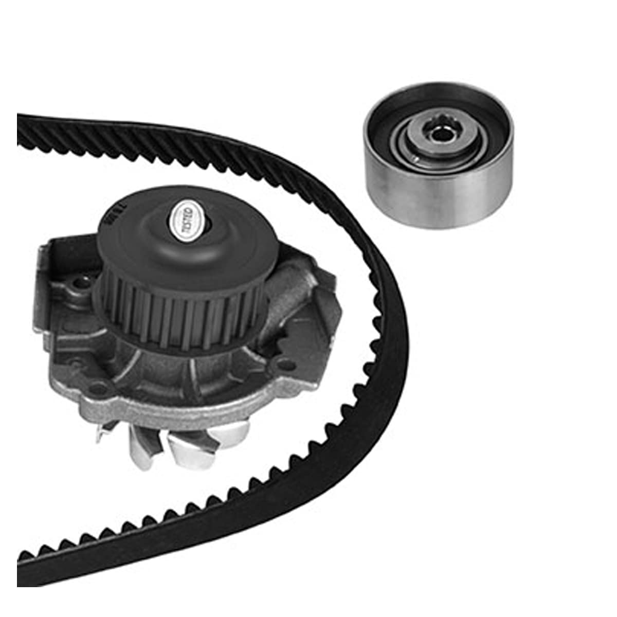 metelligroup 30-0866-1 Kit distribuzione con pompa acqua, composto da galoppino, Cinghia di distribuzione e tenditore, Pezzo di Ricambio per Auto, Ricambio automobile