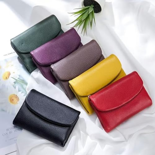 Unisex Pebble Leather Wallet, Unisex Soft Pebble Leather Wallet, women Clutch Bags, Can Hold Coins, Id Cards (light blue)2