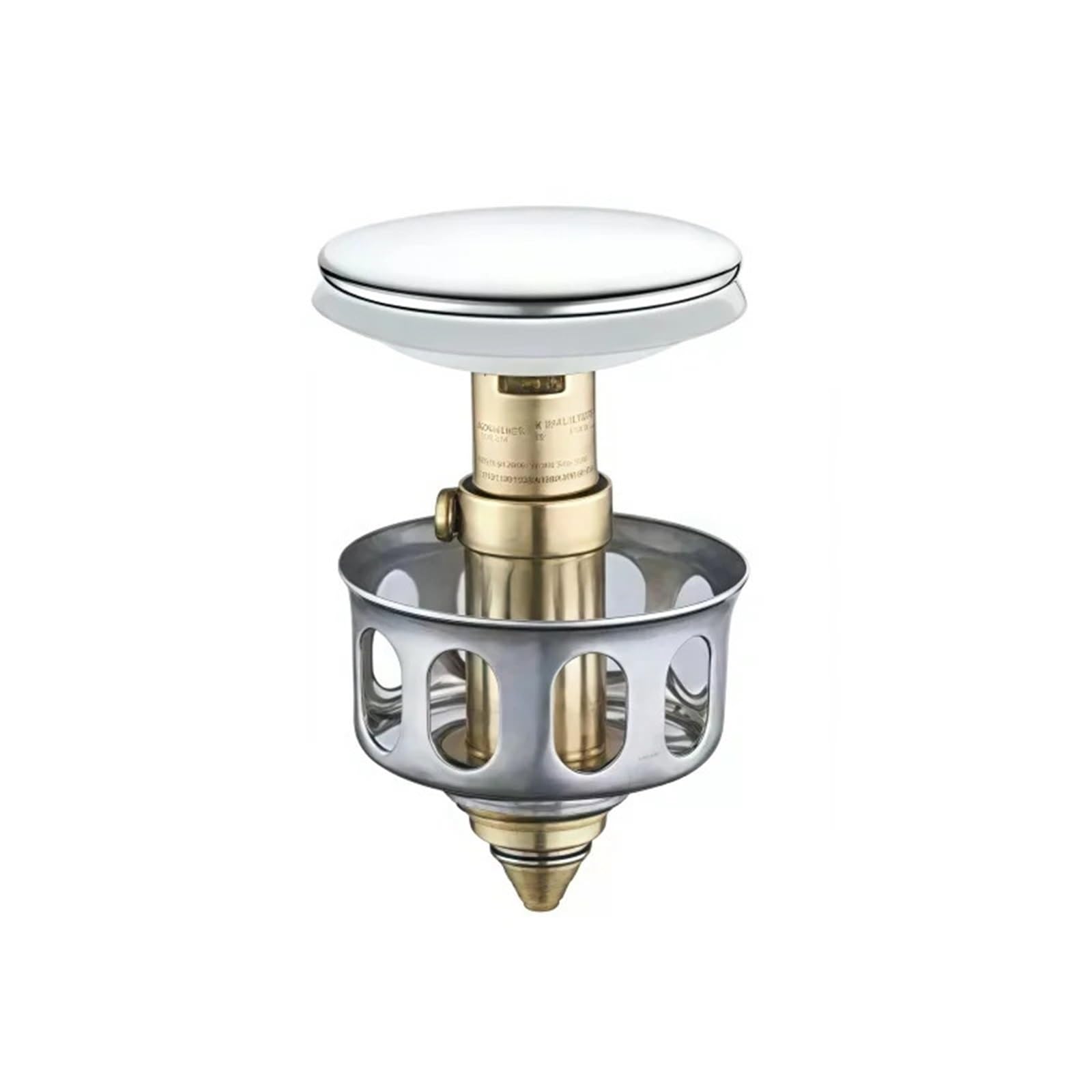 Basin Drains Universal Metal Filter Valve Pop-up Drainer Stopper Bathtub Strainer Plug Hair Catchers Bathroom Accessories For Bathtub