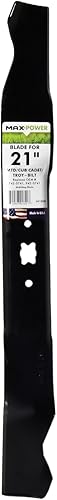 Maxpower 331528B- Cuchilla para cortar para MTDCub CadetTroy-Bilt de 21 pulgadas, sustituye a 742-04100, 742-0741, 742-0741A, 942-0741, 942-0741A
