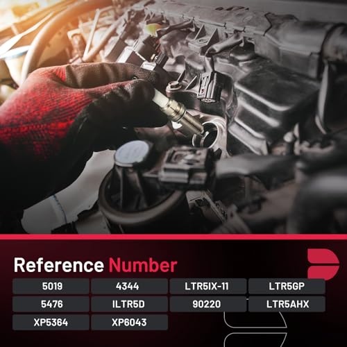 Image of BDFHYK 5019 Iridium Spark Plugs Compatible with Cadillac Escalade Escalade ESV,Compatible with Sierra Yukon Canyon Silverado 1500 2500HD 3500HD Tahoe Camaro Suburban 2.0L 3.5L 5.3L 6.0L Set of 8