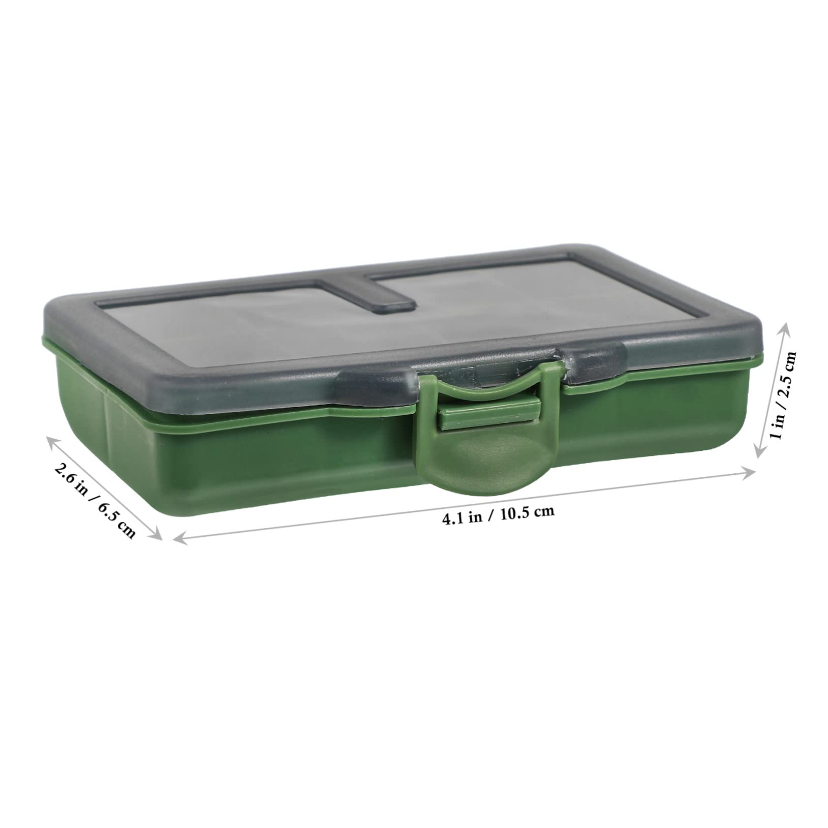 Abaodam 2Pcs Fishing Organizer Durable Storage Box with Compartment Design for Quick Access to Baits and Accessories Fishing Gear for Outdoor