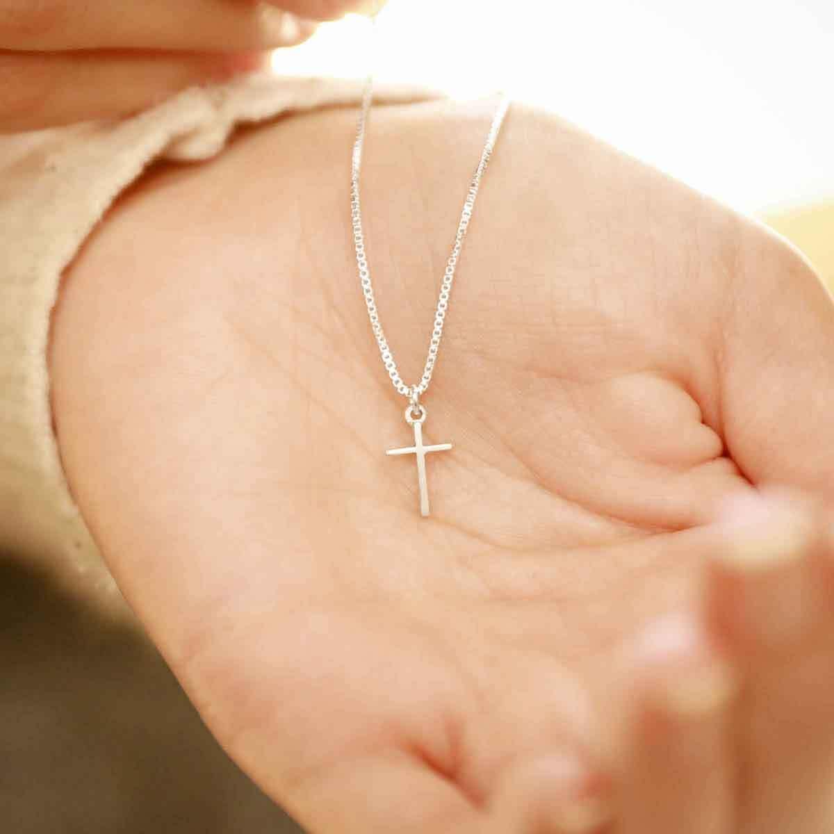 LISA LEONARD DESIGNS Sterling Silver Cross Pendant Necklace Faith Jewelry, Christian Gifts, Dainty Necklaces, Religious Gifts - Image 5