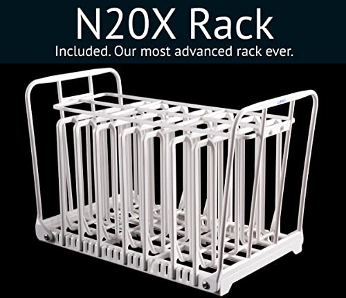 LIPAVI Sous Vide SYSTEM - Deckel, Behälter und Gestell - Polycarbonat Gestell - Multi-Fit deckel - 24L Wasserbad - Passt auf die meisten Modelle ⌀70mm