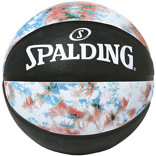 Ballon Spalding 84-669J au motif marbling turquoise pour un grip exceptionnel