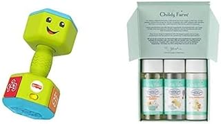 Fisher-Price Countin' Reps Dumbbell with Child Farm Bathtime Set