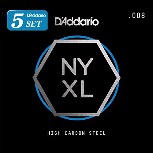 D'Addario __I GLM^[/AR[XeBbNM^[po NYXL Plain Steel .008 NYS008 5{Zbg yKiz