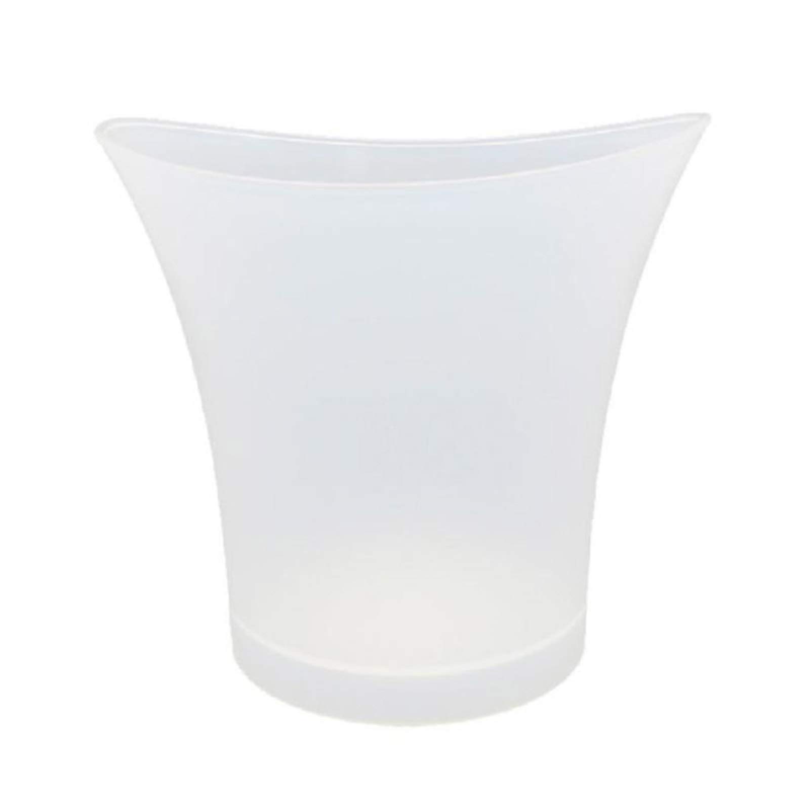 Lodoot White Led Ice Buckets Clear 5 Liter Ice Bucket Colors Changing Led Bucket Champagne Wine Drinks Beer Bottle For Kitchen Plastic
