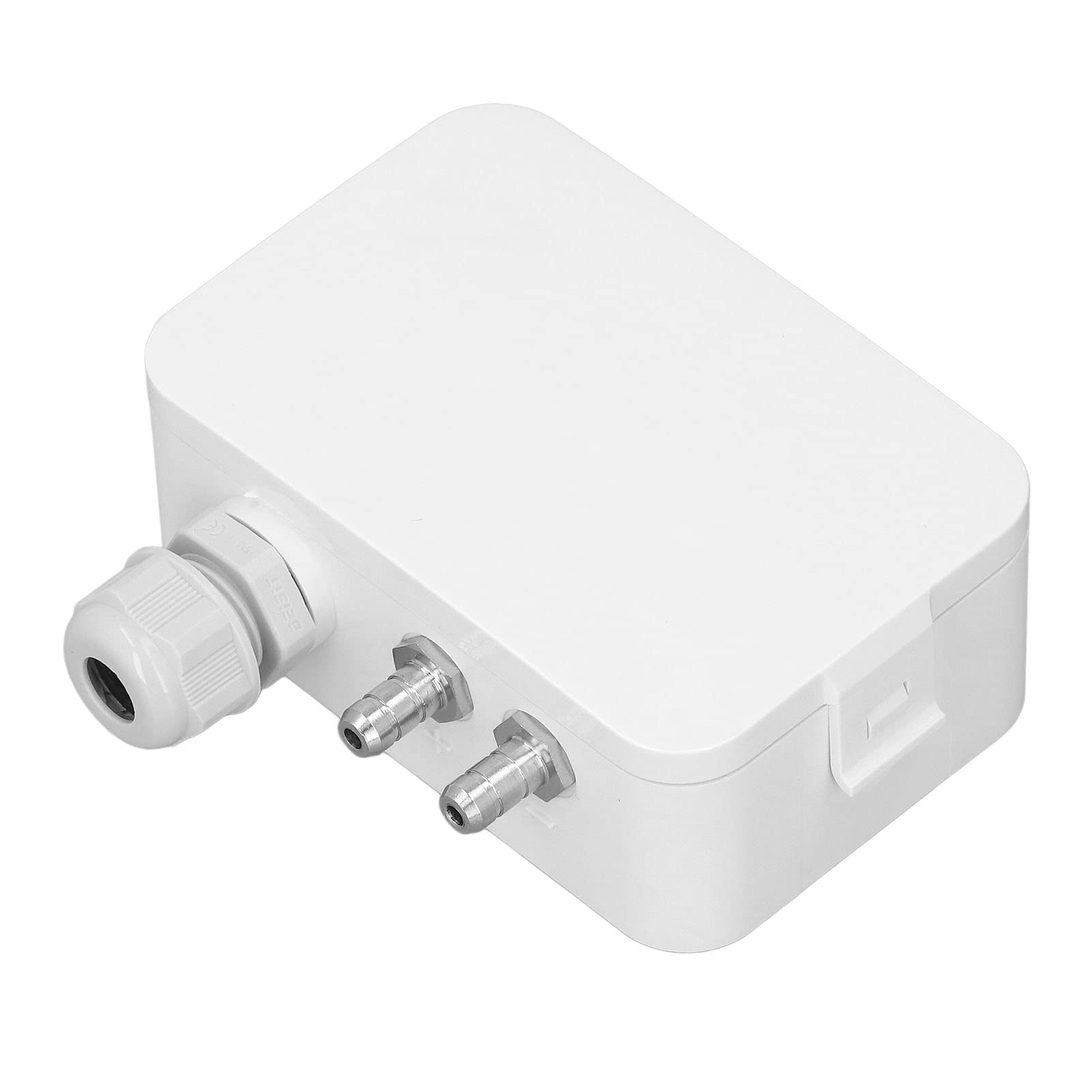 Sensor micro de presión diferencial Rango 0-500Pa Carcasa ABS para sistemas HVAC Control de ventilador Monitoreo de sala limpia Blanco