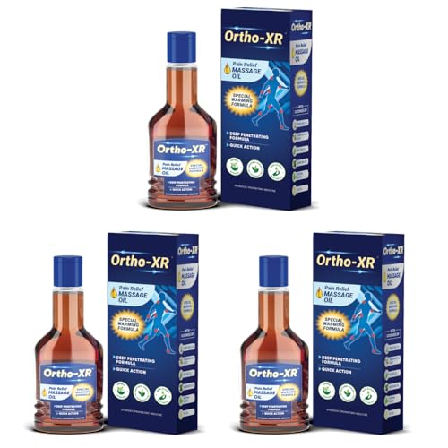 Image of Ortho XR Ayurvedic Pain Relief Massage Oil 55ml | Special Warming Formula for Quick & Long-Lasting Relief from Body, Joint, Muscle, Back, Knee & Shoulder Pain (3)