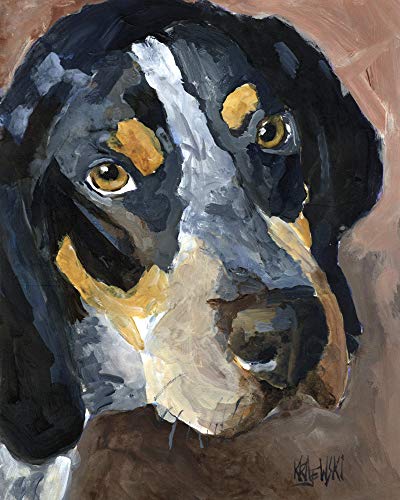 Bluetick Coonhound Art Print | Bluetick Coonhound Gifts | From ...