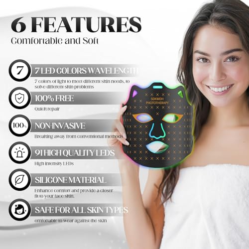 Sdkwdh SP-1103 Red Light Therapy For Face thumb #1