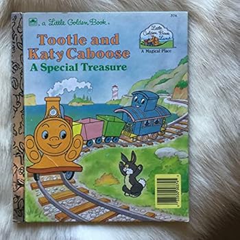 Hardcover Tootle and Kathy Caboose: A special treasure (Little Golden Book land) Book