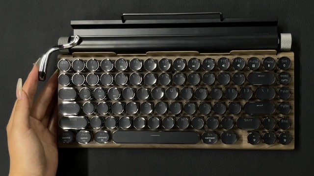 Amazon.com: Itigoitie Retro Mechanical Keyboard, Punk Bluetooth