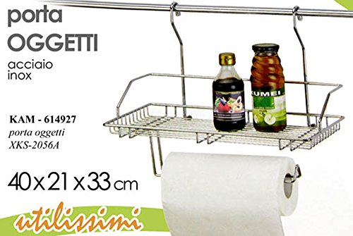 Accessorio per barra da cucina porta spezie rotolo...