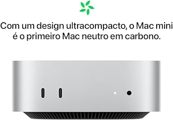 Apple 2024 Mac mini (Com chip M4 da Apple com CPU de 10 núcleos e