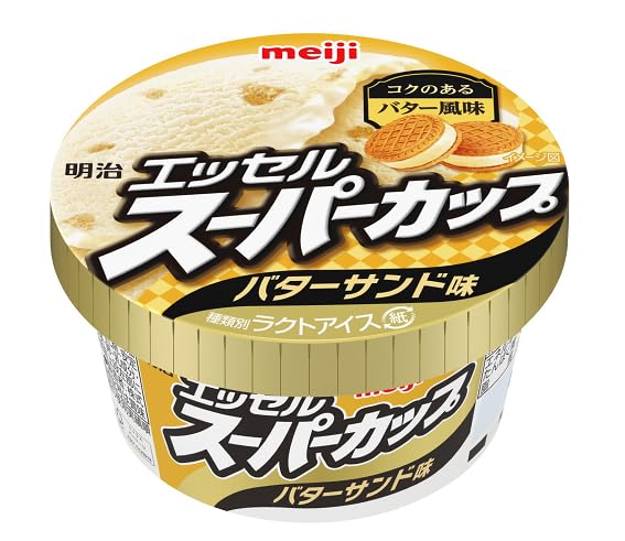 Amazon.co.jp: 明治 スーパーカップバターサンド味200ml×24個 : 食品