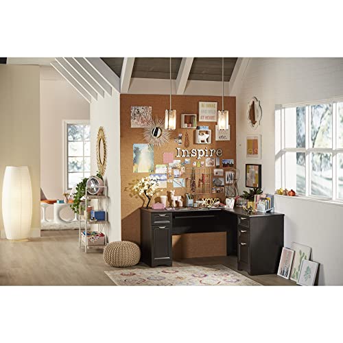 Magellan L-Shape Corner Computer Desk, 59W - Espresso