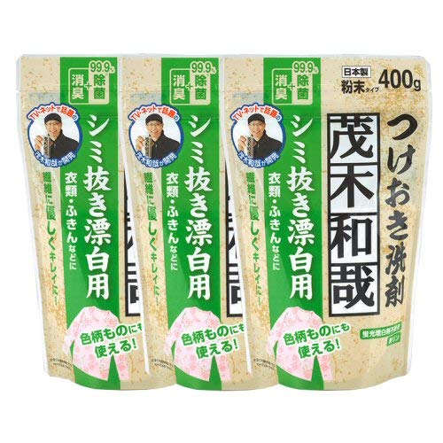 Wreck Detergent Kazuya Mogi Stain-free bleaching detergent powder 400g x 3