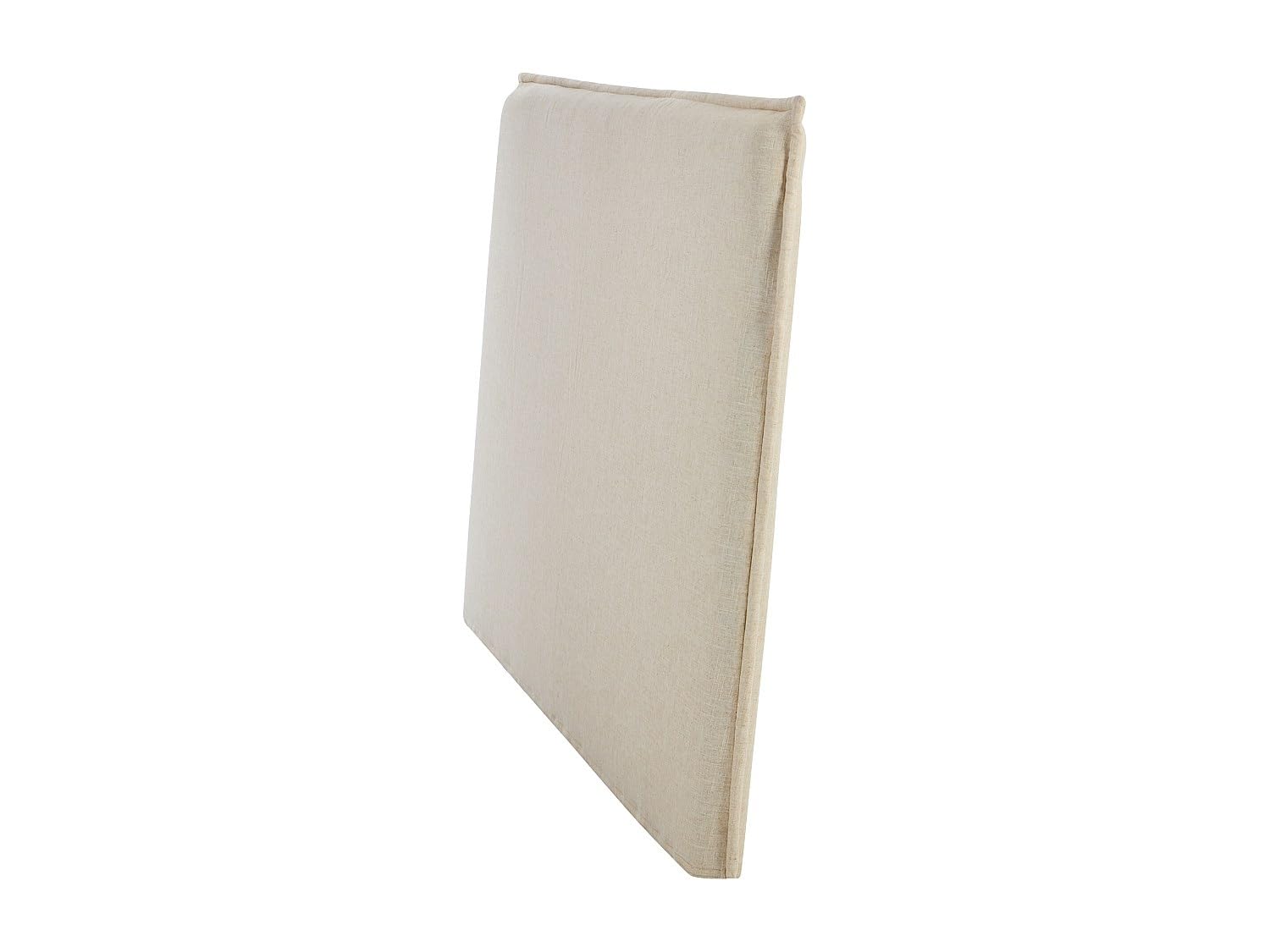 Vente-unique - Tête de lit déhoussable 150 cm - Coton et Lin - Beige - TAHIME