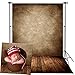 Produktbild VEOEOV Professional Fotografie Hintergrund, 1.5X2.2m Retro Brown Wand Holzboden Hintergründe für Fotoshooting, verdickter Foto Hintergrund für Neugeborenen Fotografie, Foto und Video Studio
