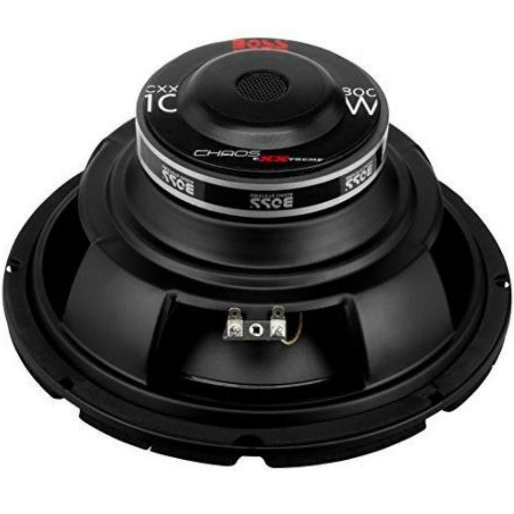 BOSS AUDIO SYSTEMS CXX10 CXX 10 subwoofer da 25 cm 250 mm 10" singola bobina da 4 ohm da 400 watt rms e 800 watt max sensibilità 87 db 1 pezzo
