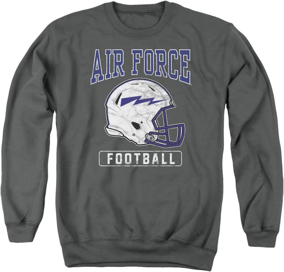 LOGOVISION U.S. Air Force Academy Official Football Helmet Unisex Adult Crewneck Sweatshirt