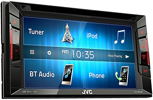 JVC Multimedia Receiver w/WVGA Clear Resistive Touch Monitor, 6.2