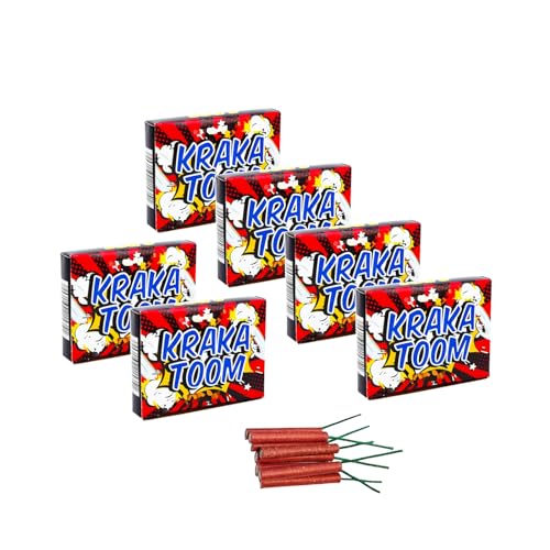 h2i Kraka Toom Minikracher | 48 Stück | Party Spaß für Klein & Groß I für Silvester, Halloween & Party Mitbringsel | Kinder & Jugendfeuerwerk | b | Ganzjahresfeuerwerk Kat. F1