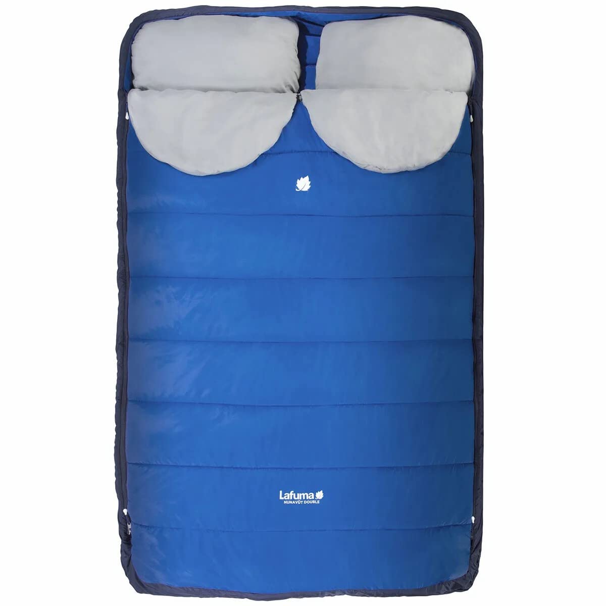 Lafuma - Nunavüt Doble - Saco de Dormir para 2 Personas - Aislamiento en poliéster reciclado e Hidrófugo - Temperatura de Confort 7°C