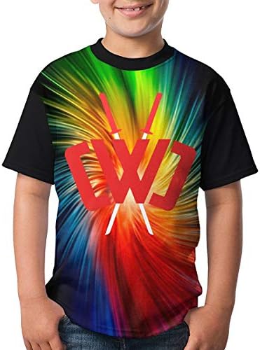 Chad Wild Clay Boys and Girls Print T-Shirts, Youth Fashion Tops XL
