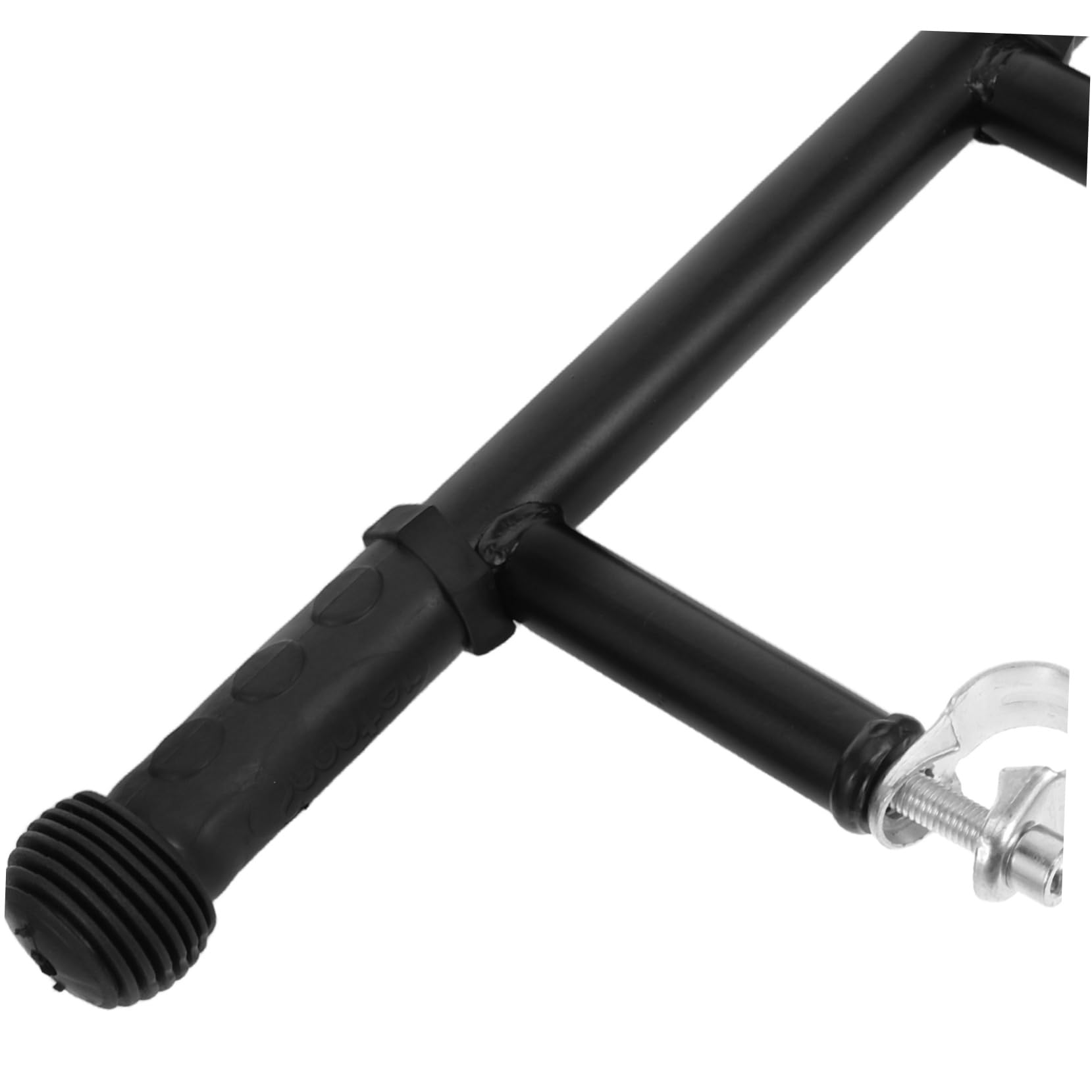 Estensore Maniglia Passeggino in Acciaio Inox Nero | Compatibile Carrozzina e Stroller, Uso Quotidiano e Uscite in Famiglia, Design Moderno