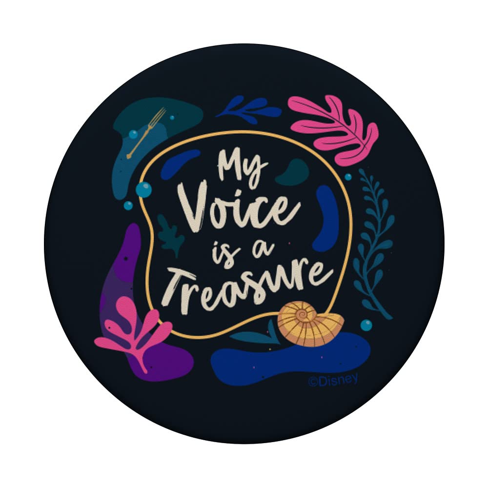 Disney The Little Mermaid Ariel My Voice is a Treasure PopSockets PopGrip Intercambiabile