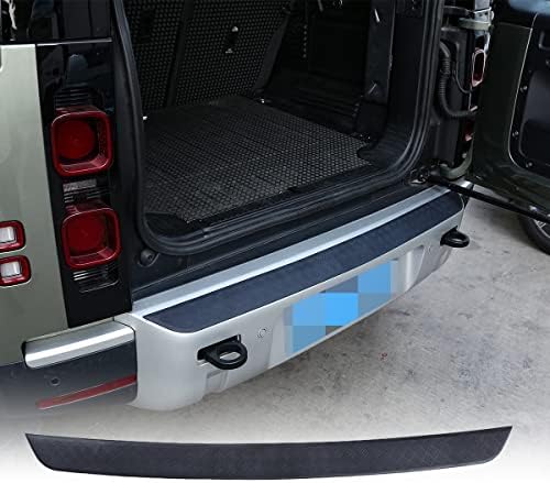 YIWANG for Land Rover Defender 90 110 2020-2024 Car Styling ABS Black Car Rear Bumper Plate Cover Trim Stickers for Defender Auto Accessories (ABS Black)