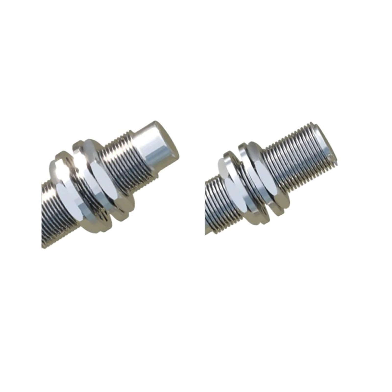 MXXDMOPD M18 Full Metal Inductive Proximity Sensor Flush 8mm Connector IP67 NPN PNP NO NC 10V 36V(NPN NO)