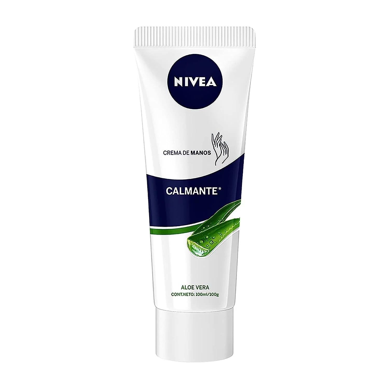 NIVEA Crema de Manos Calmante Aloe Vera Tubo, 100 ml | Soothing Hand Cream for Dry & Rough Skin | Fast Absorbing, Hydrating & Non-Greasy | Nourishing Aloe Vera Moisturizer-image-37