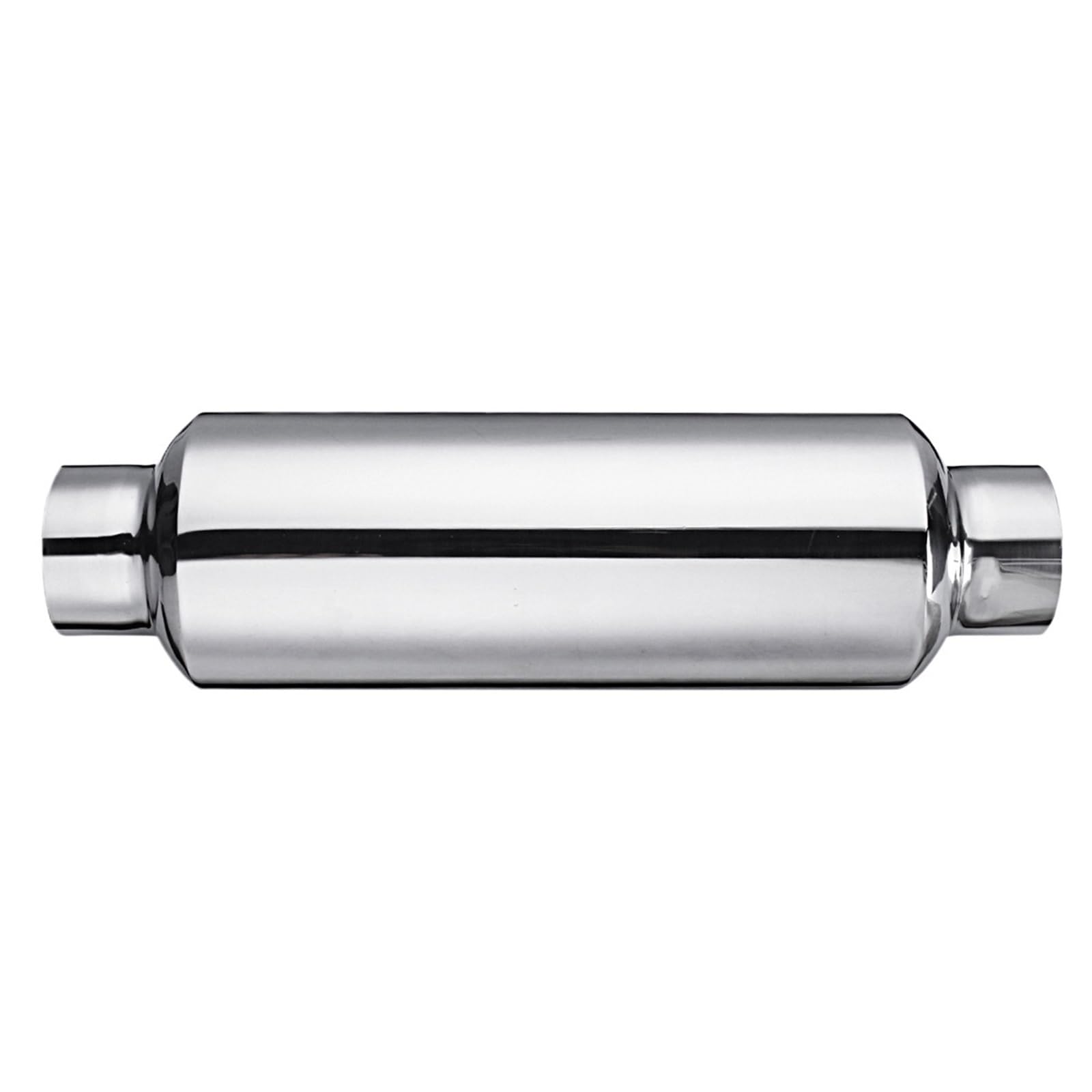 Auto Tłumik wydechowy 63mm 2.5" Tłumik wydechowy samochodowy Końcówka tłumika ze stali nierdzewnej Rura wydechowa Uniwersalny Tłumika wydechowego