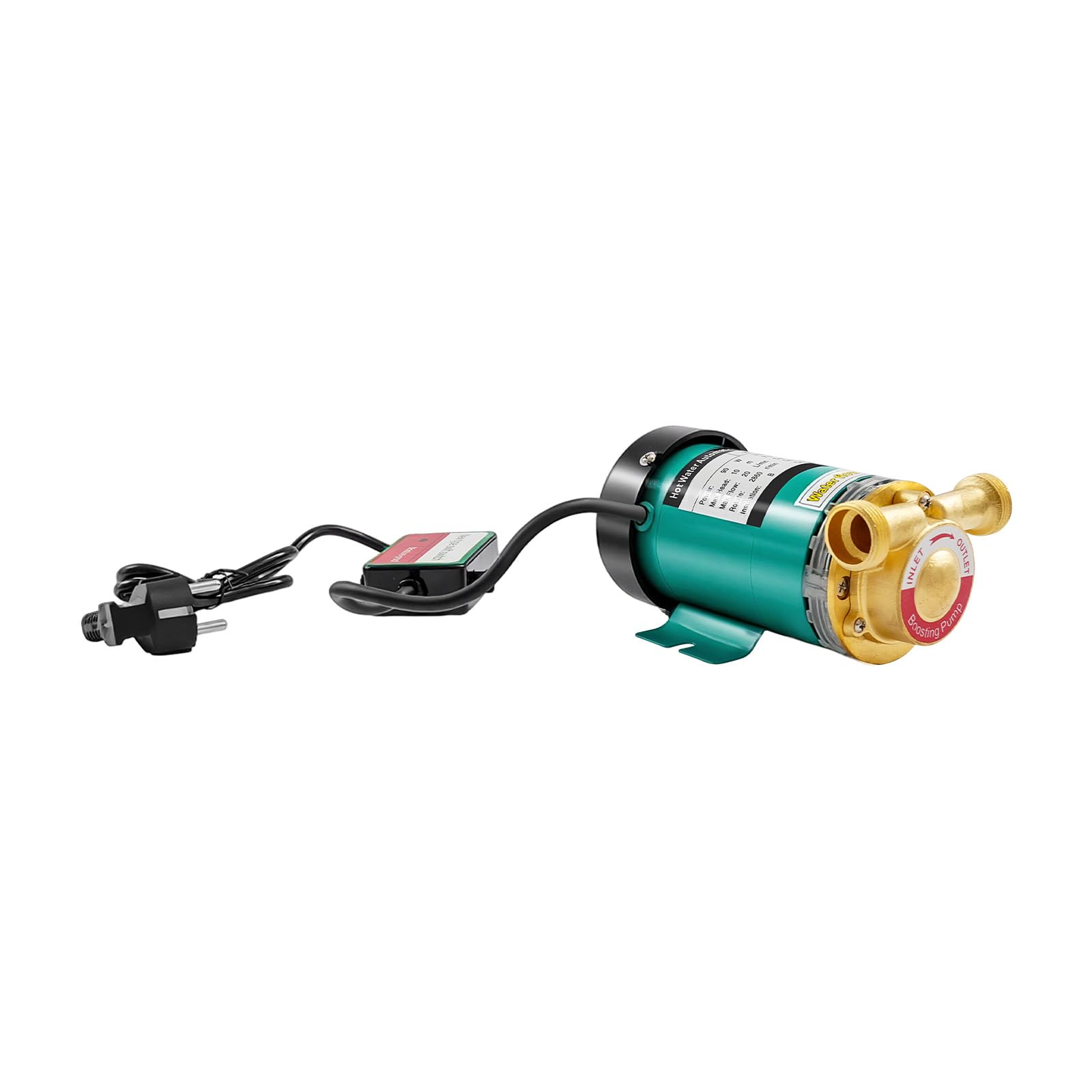 Bomba automática de aumento de presión de 90 W, bomba de agua doméstica, bomba automática para el hogar, bomba de agua y circulación, bomba de alta presión 2860 rpm, 20 l/min