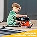 Casdon Henry & Hetty Toys - Henry Vacuum Cleaner - Red Vacuum Cleaning Toy with Real Function & Nozzle Accessories - Kids Cleaning Set - For Children Aged 3+